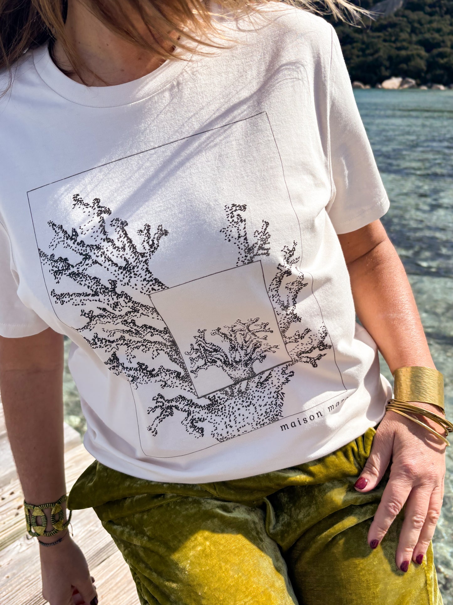 T-shirt Unisex - "Corail"