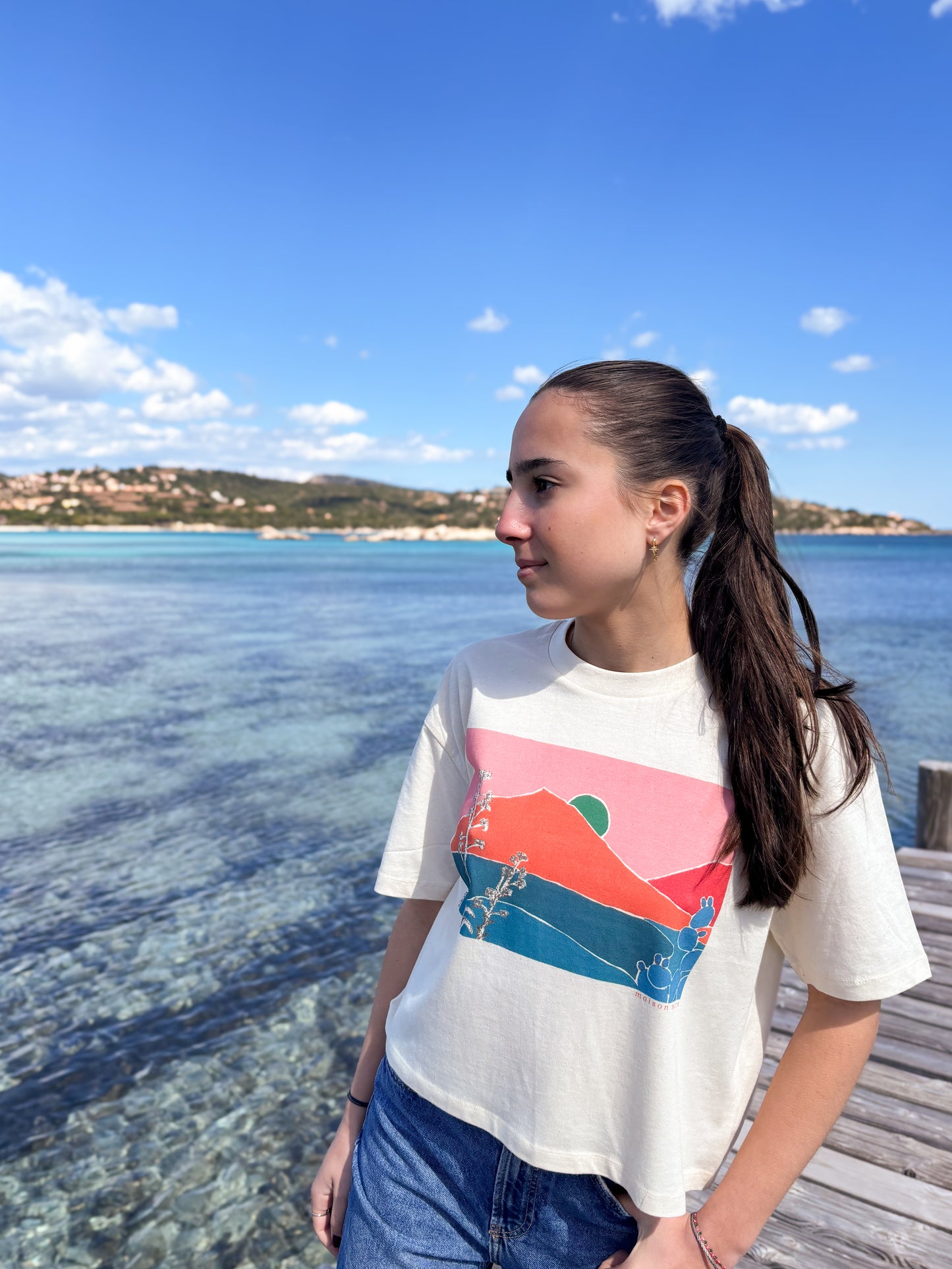 T-shirt Femme - "Sunset 2025"