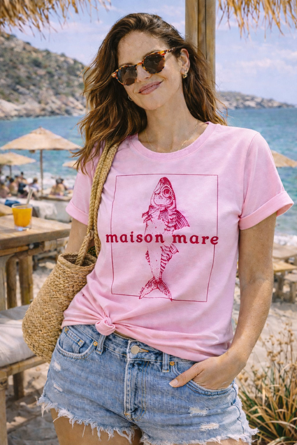 T-shirt Femme - "Iconique Pink"