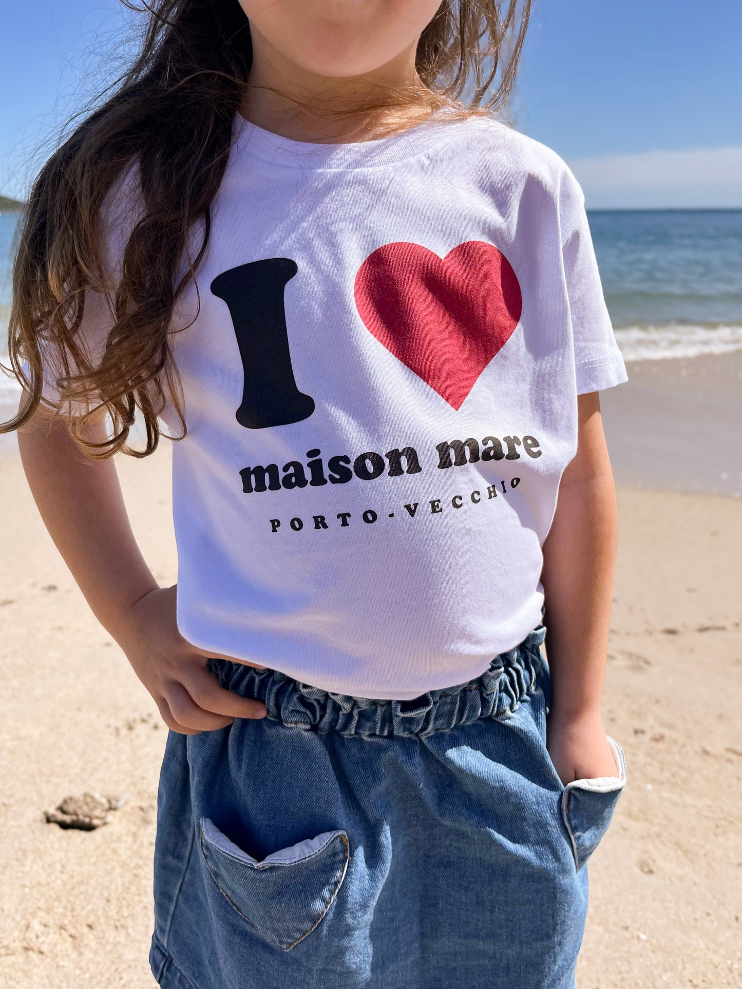 T-shirt enfant - "I love maison mare"