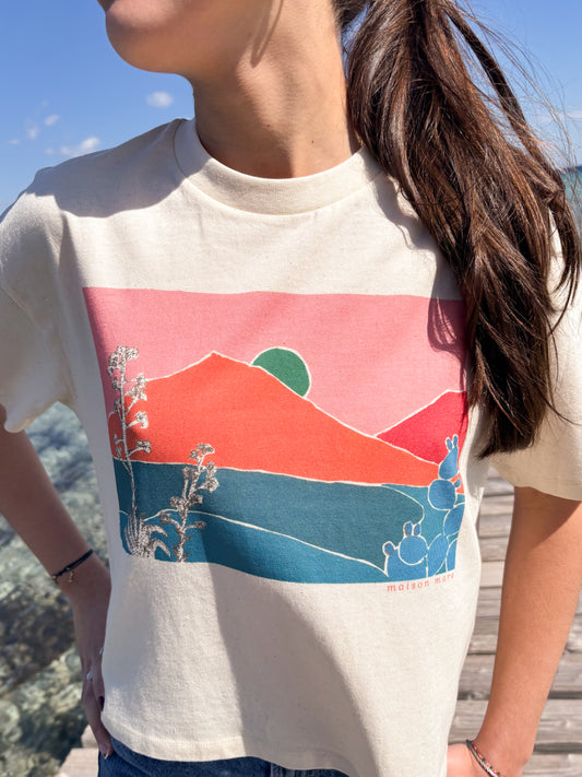 T-shirt Femme - "Sunset 2025"