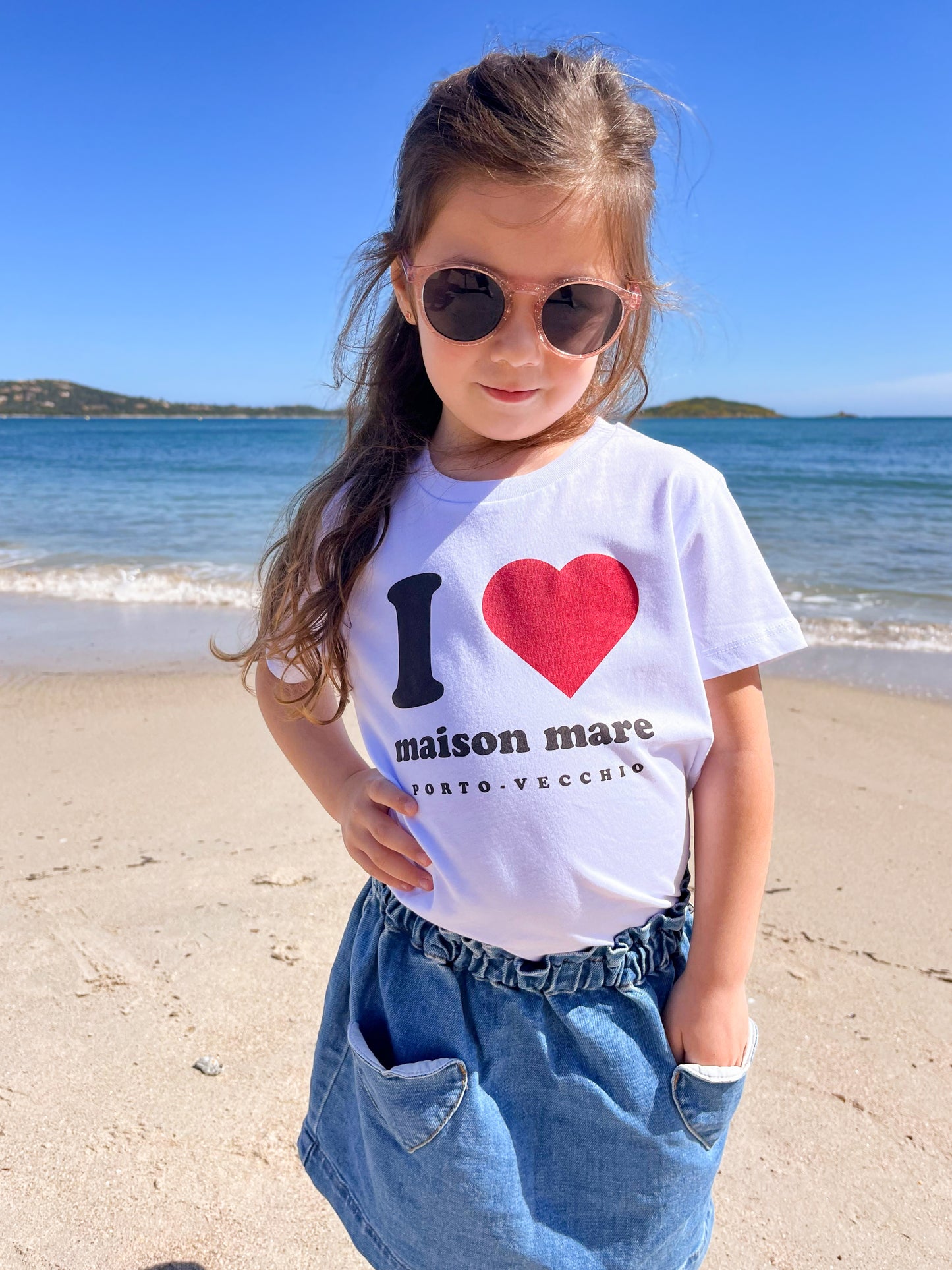 T-shirt enfant - "I love maison mare"
