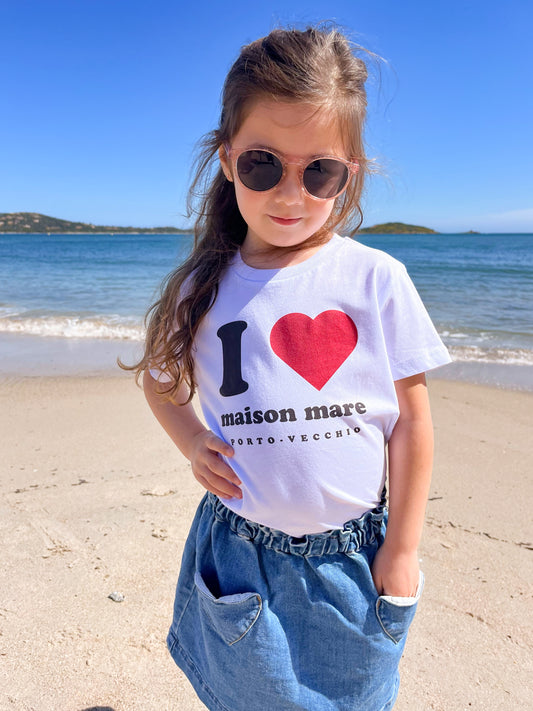 T-shirt enfant - "I love maison mare"